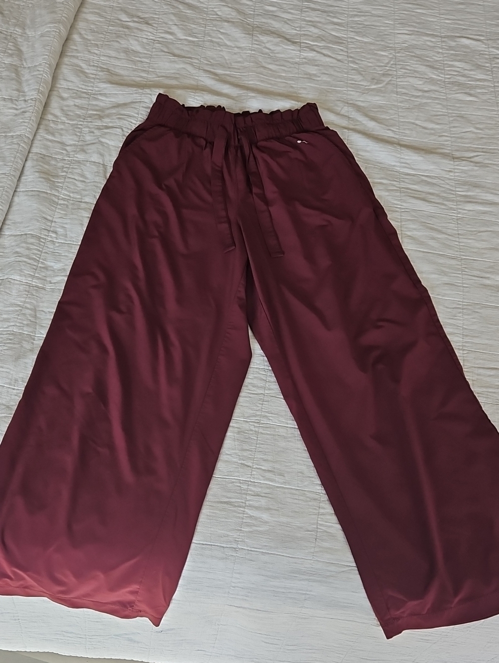 JoyLab Womens Burgundy Elastic Waist Bottoms